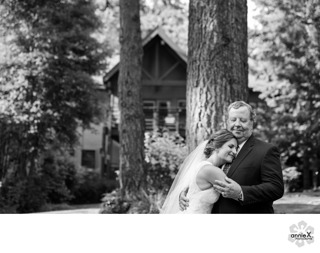 candid family moments at wedding in Lake Tahoe