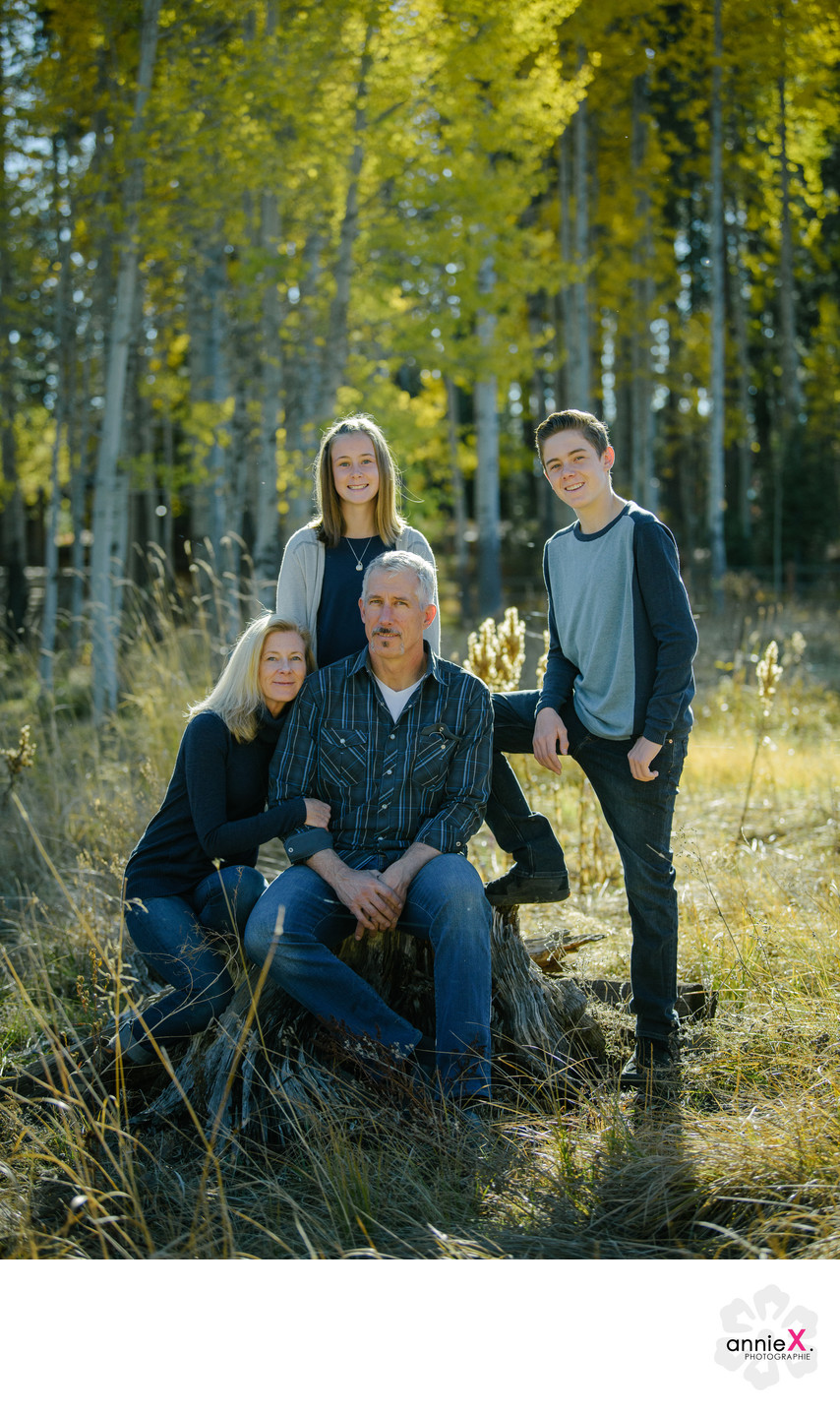 Tennager family photographer in Tahoe city