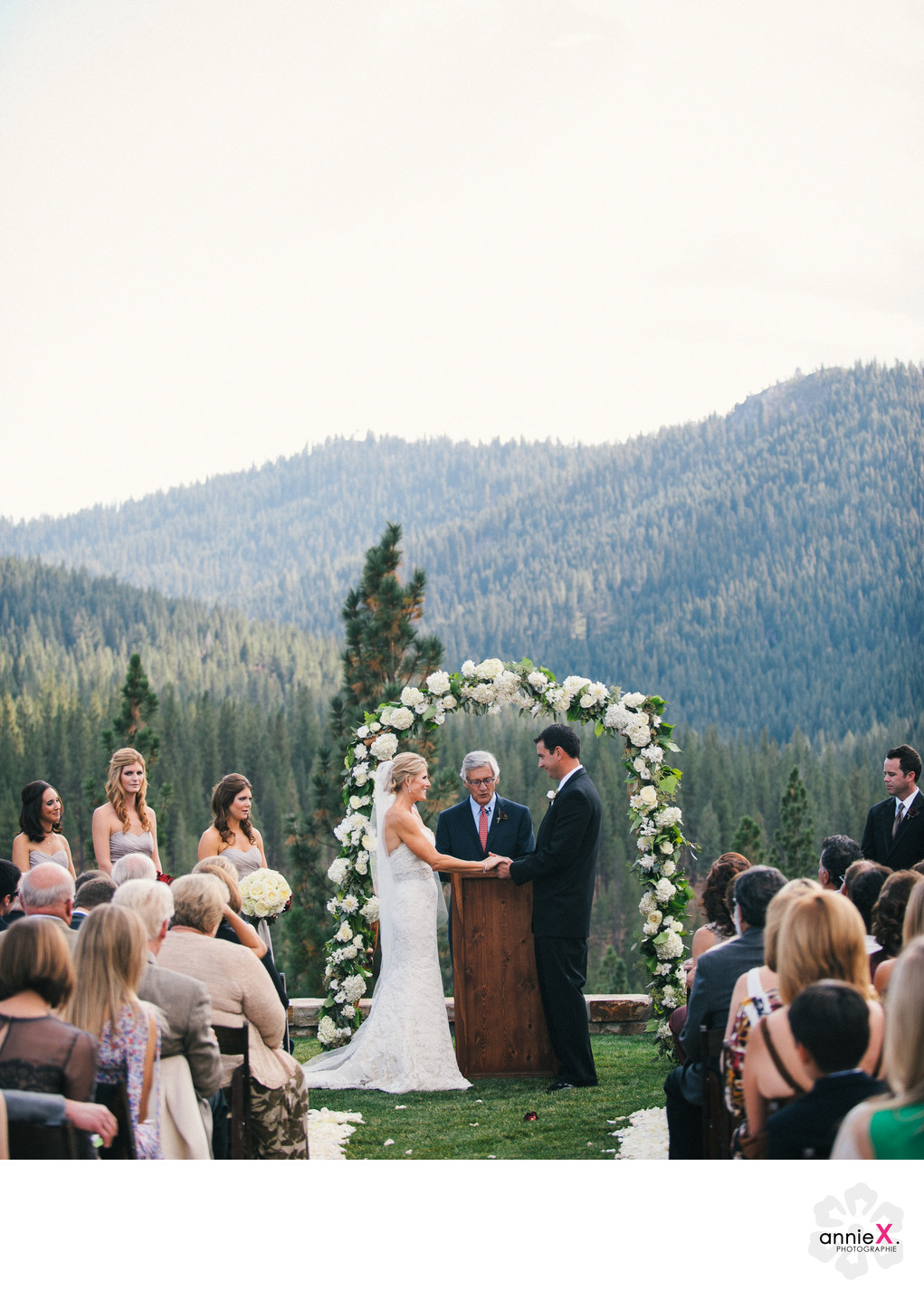 Mountain view wedding
