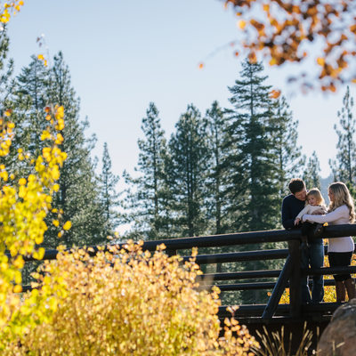 Family photography in Martis Camp during fall
