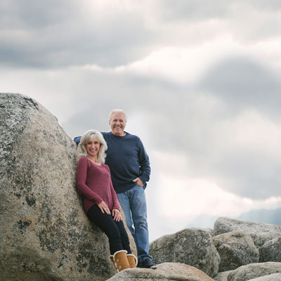 Grand Parents portrait in Lake Tahoe