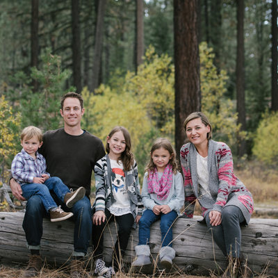 Locations for family portrait in Tahoe