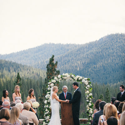 Mountain view wedding