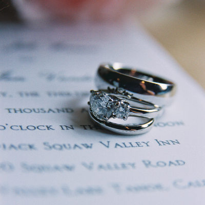 Wedding Rings and invite