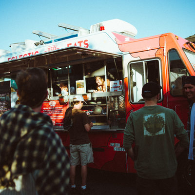Food truck during event in Truckee