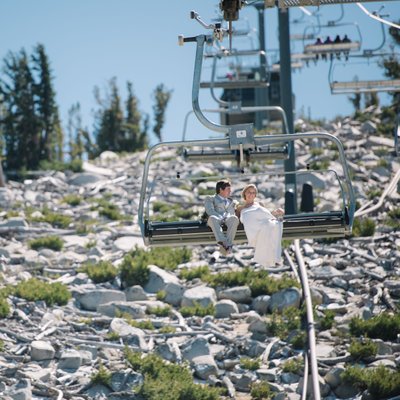 Heavenly ski resort wedding photographer