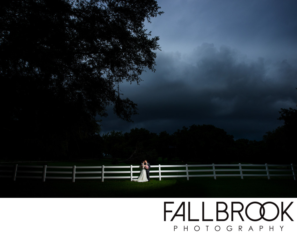 Stormy Wedding picture at the Lange Farm