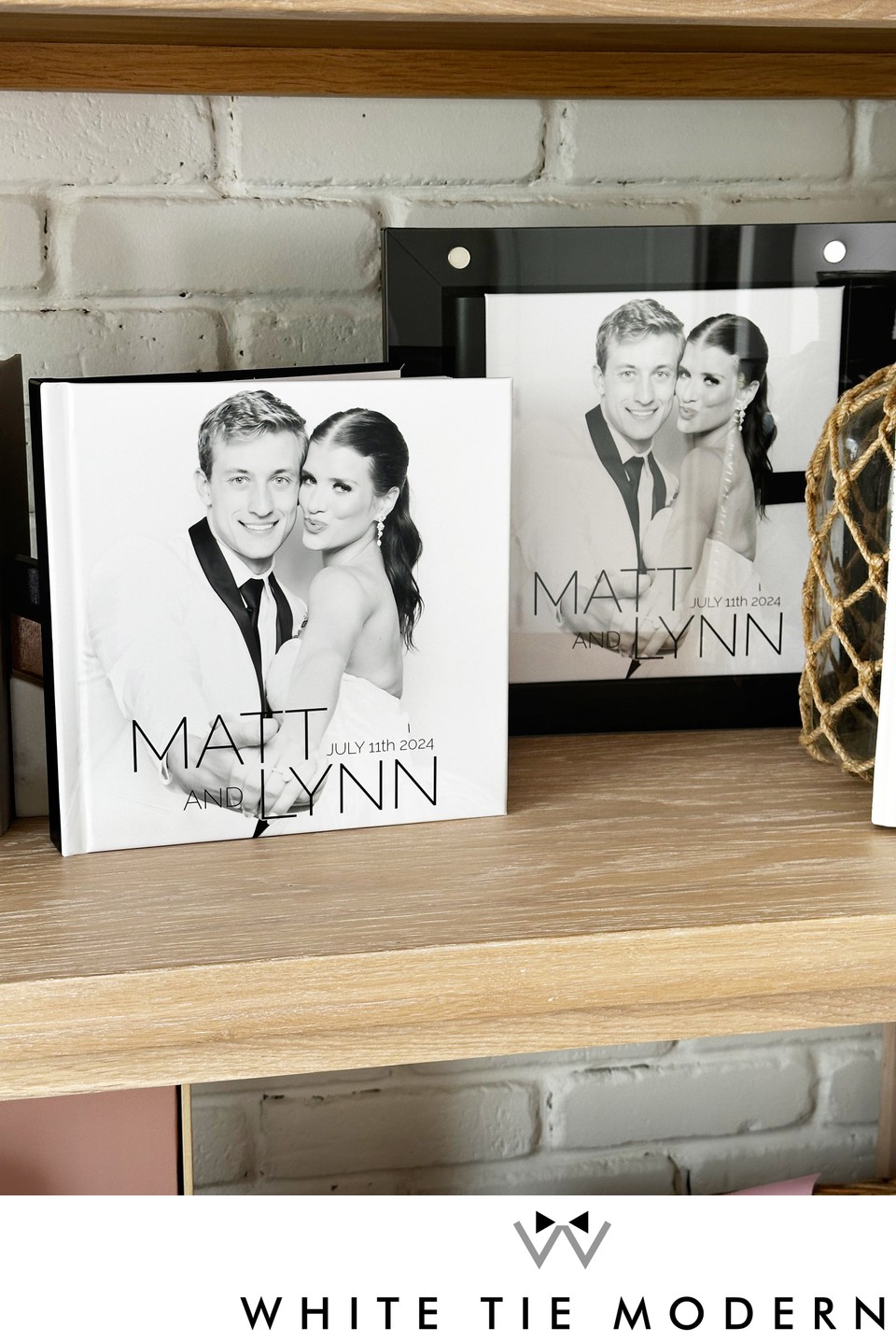 White Tie Modern's Italian Made Album for Upscale weddings