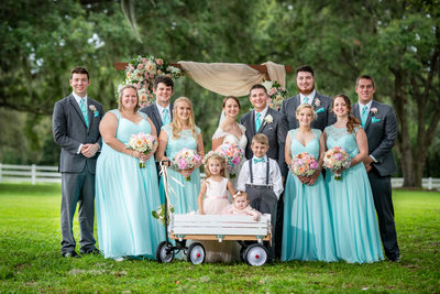 bridal party picture at the Stonebride weddings