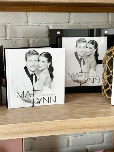 White Tie Modern's Italian Made Album for Upscale weddings