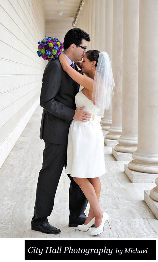 Wedding photographer Legion of Honor after SF City Hall Ceremony