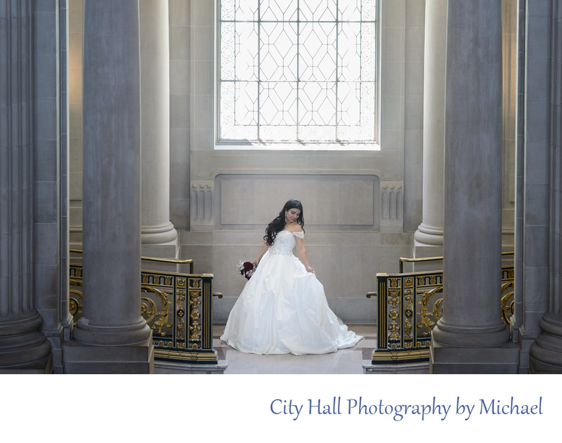 San Francisco City Hall Bridal Image