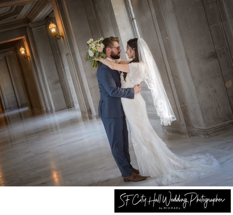 Military weddings at San Francisco city hall