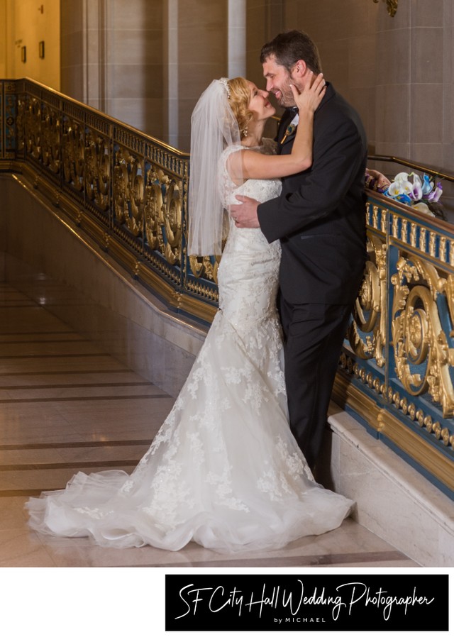 Romantic wedding photography in San Francisco, California