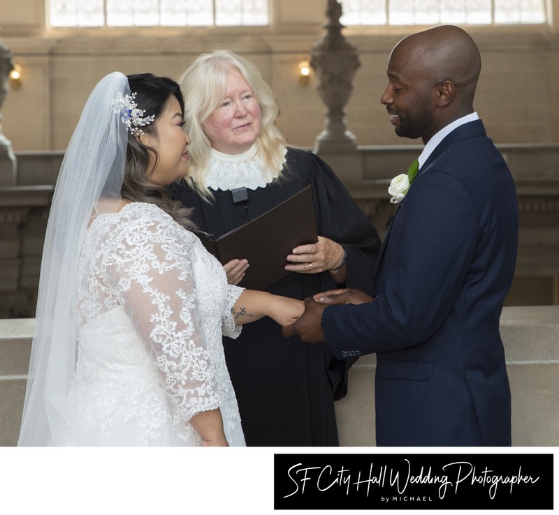 Reserved ceremony at the North Floor Gallery at San Francisco city hall