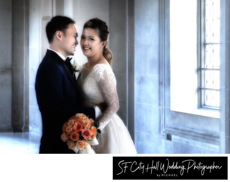 Blurred Wedding image special effect photography