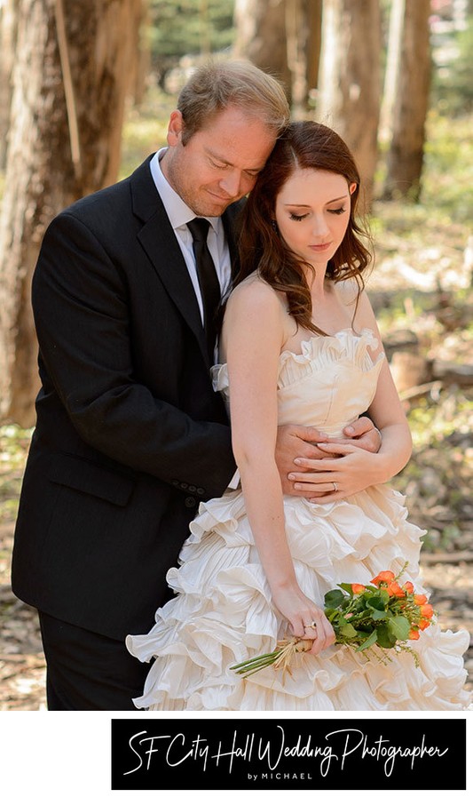 Sara and Toby romantic wedding photography at the San Francisco Presidio