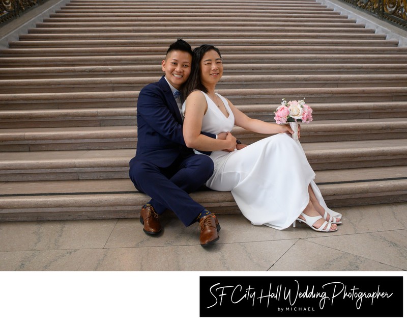 Love and romance at San Francisco City Hall