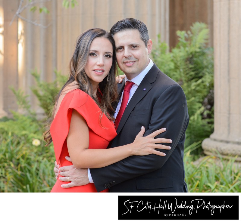 Engagement Photography at the Palace of Fine Arts