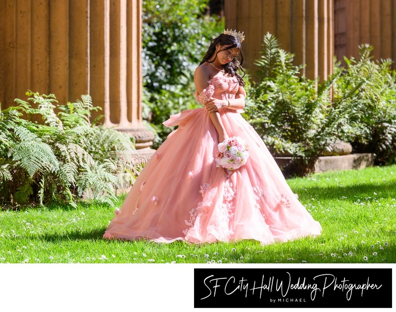 Palace of Fine Arts Quinceanera photography in San Francisco