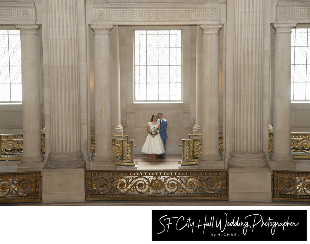 Architecture Wedding  Picture at San Francisco city hall