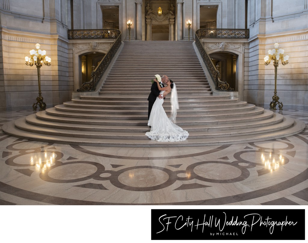 Full length photography image of the Grand Staircase at city hall