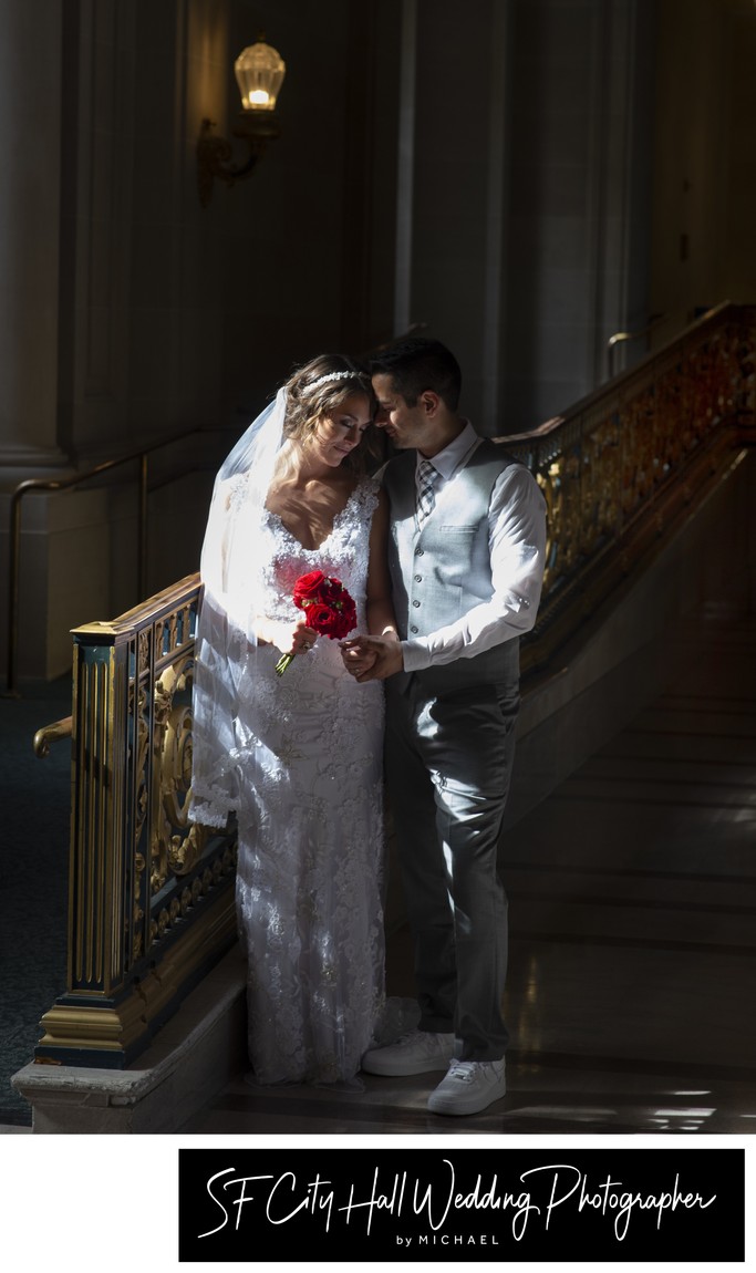 Window Light City Hall Wedding photography
