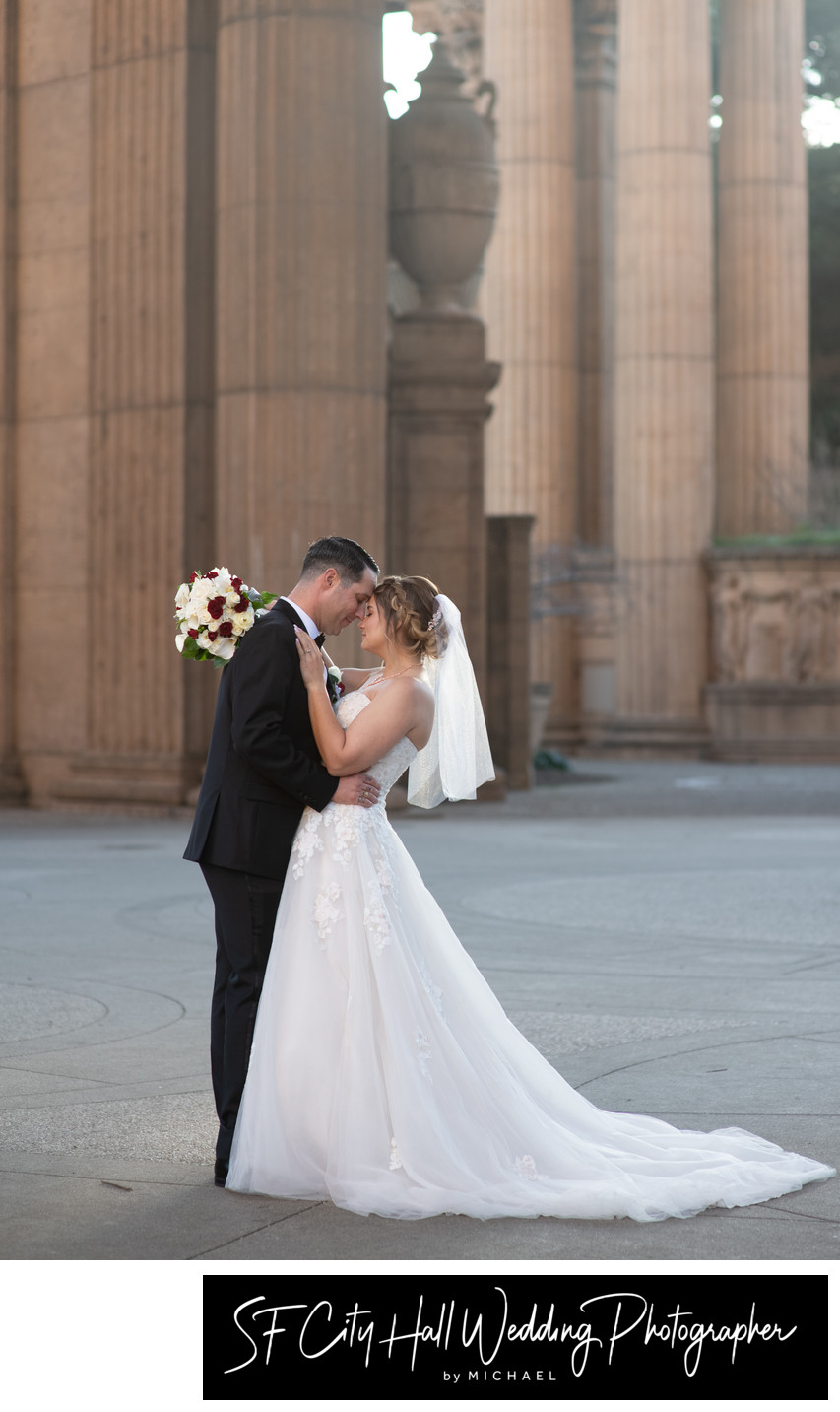 Romantic Wedding Photography at the Palace of Fine Arts in San Francisco