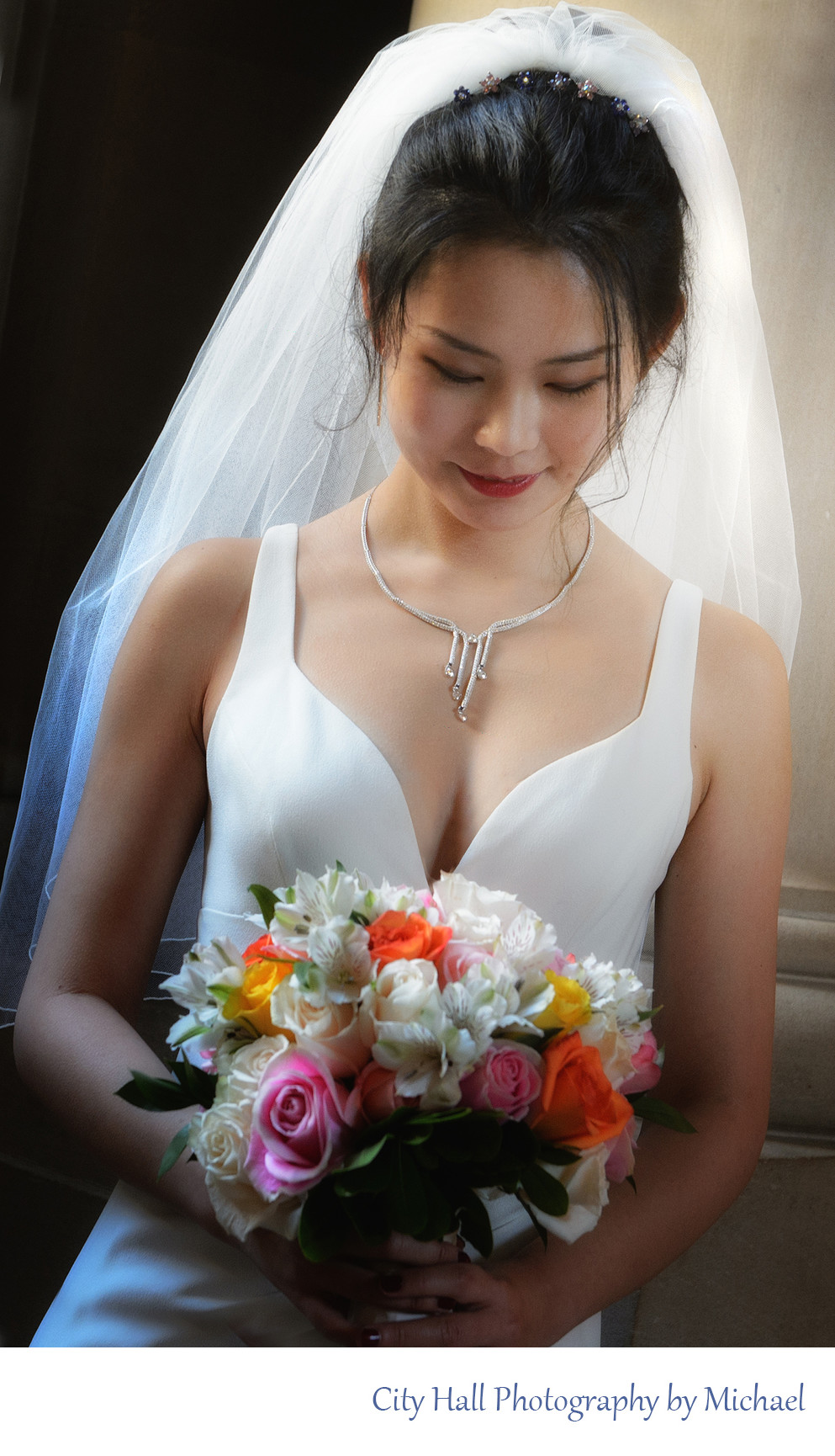 Asian Bride - Wedding Photographer San Francisco City Hall