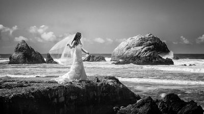 San Francisco City Hall Wedding Photographer  - Ocean Bride
