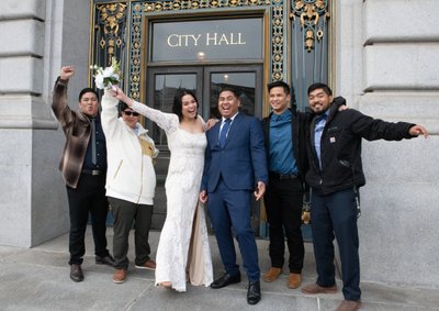 SF City Hall Wedding Photography by Michael