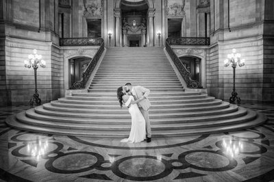 Black & White Detailed Architecture Wedding Photography
