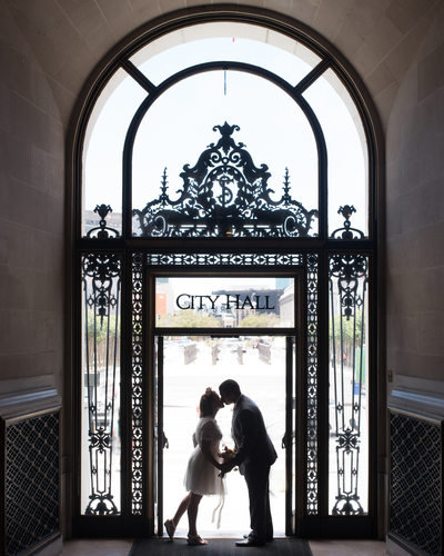Wedding Photography San Francisco City Hall - Main Entrance