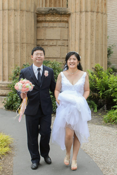 Wedding Photographers City Hall - Asian Couple Palace of Fine Arts