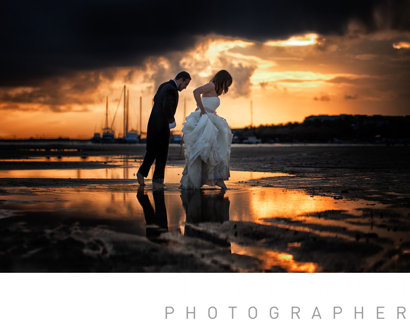 Trash the dress in Cancun