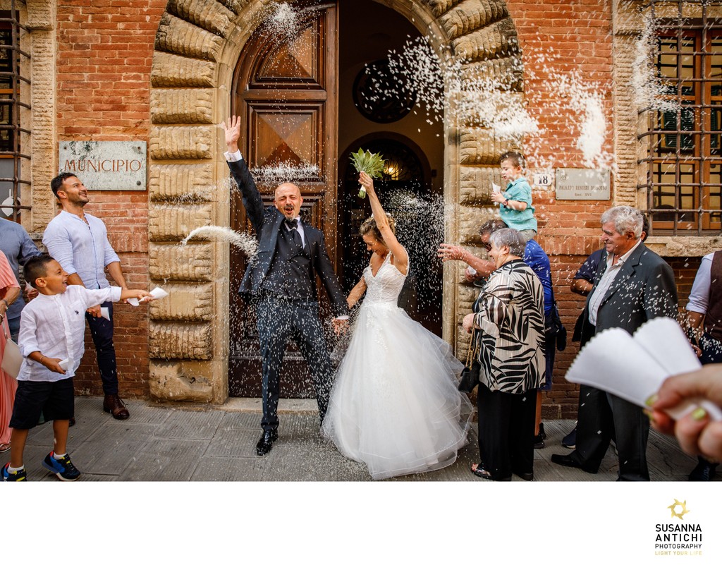 ceremony portrait in Siena