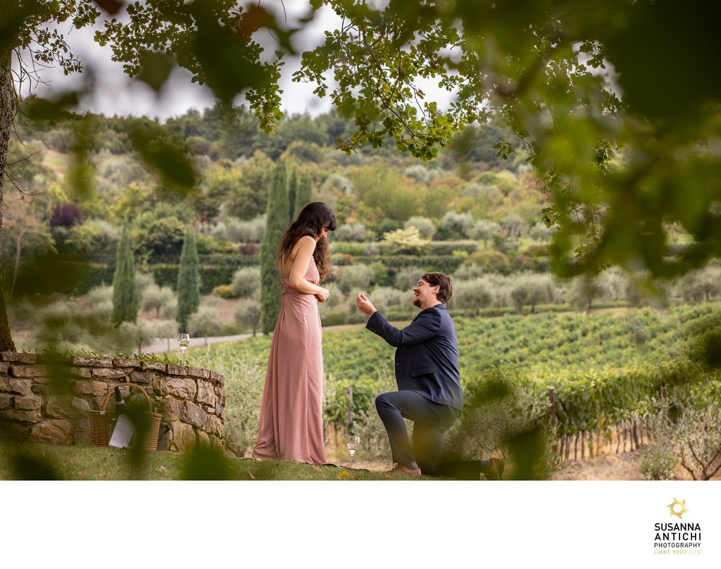 engagement reportage in Chianti