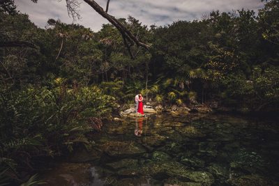 Engagement session cenote