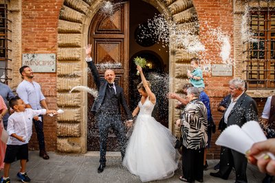 ceremony portrait in Siena