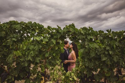 she said yes engagement surprise session in Chianti