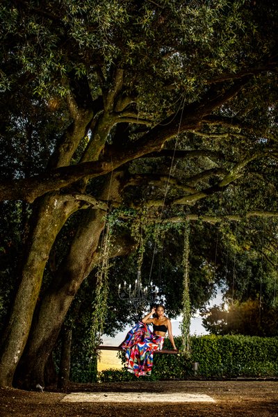 fashion portraits in Tuscany