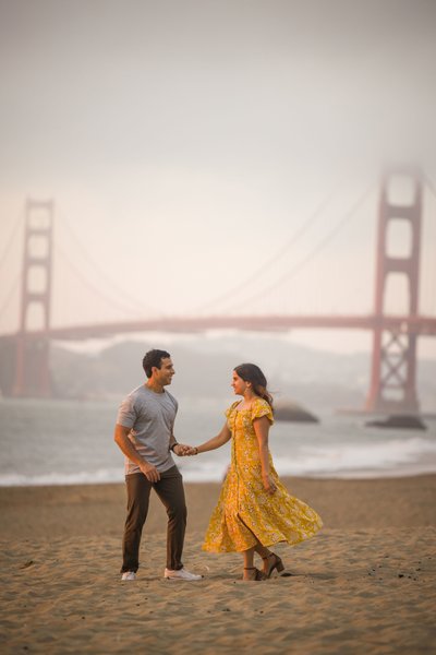 San Francisco Bay Area Engagement Photoshoot