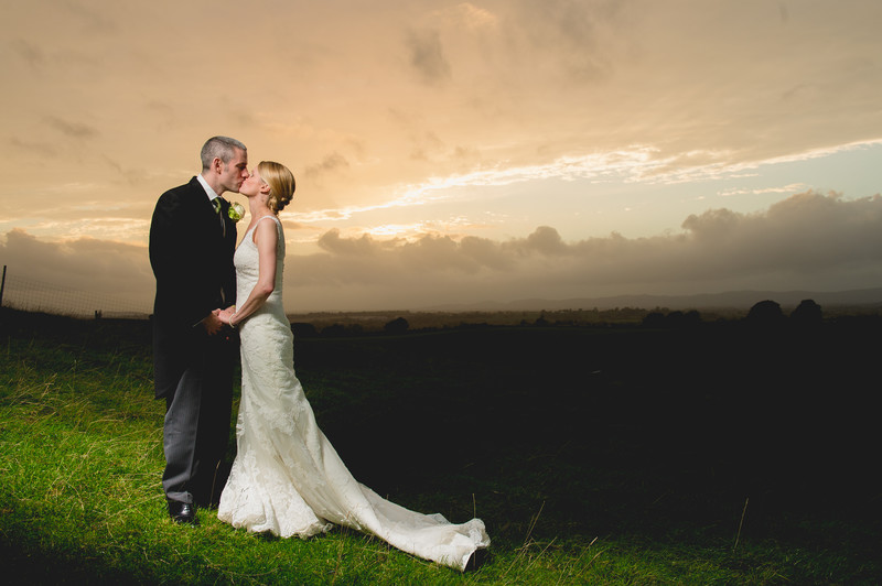 Deer Park Hall Sunset Wedding