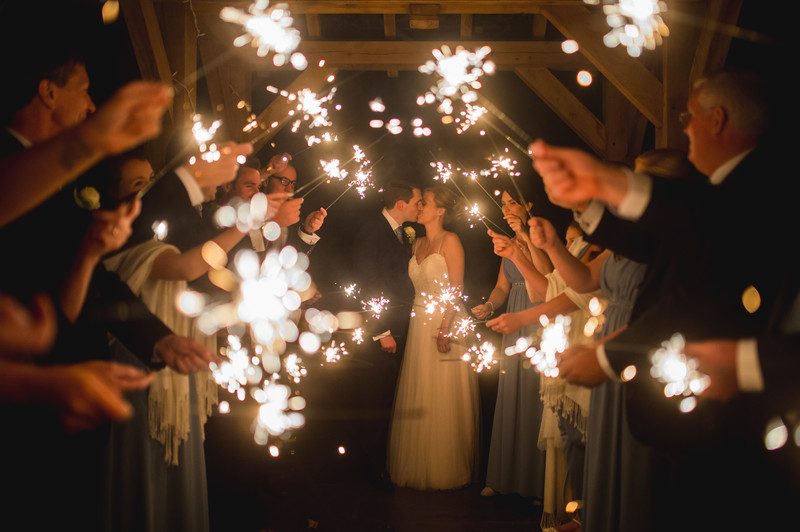 Wedding Sparklers Home Wedding Photography By Lee Webb