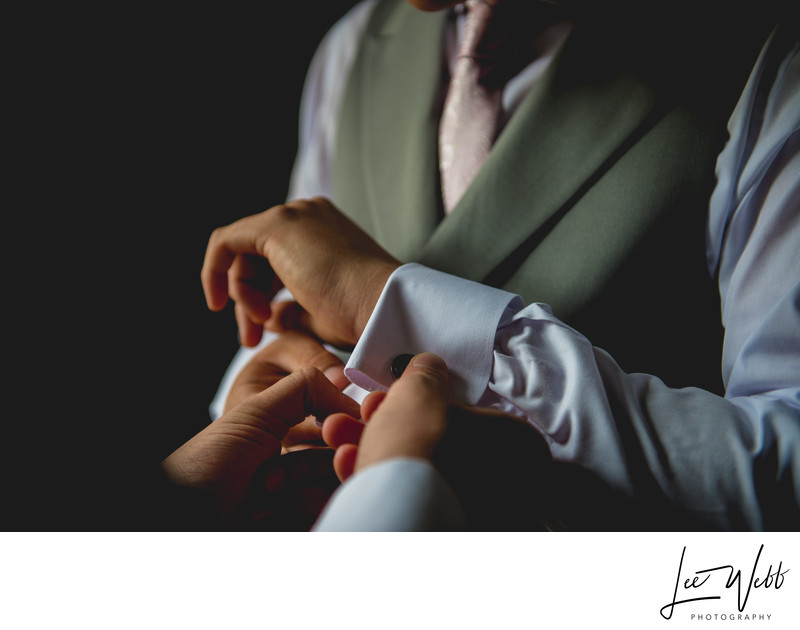 Cufflinks Stanbrook Abbey Wedding Venue Worcestershire