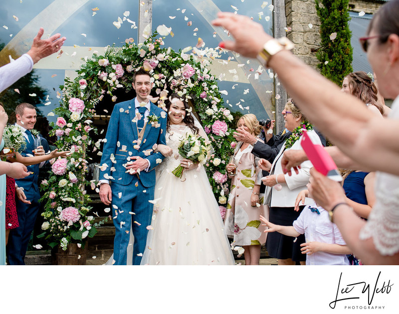 Cripps Barn Wedding Venue Confetti