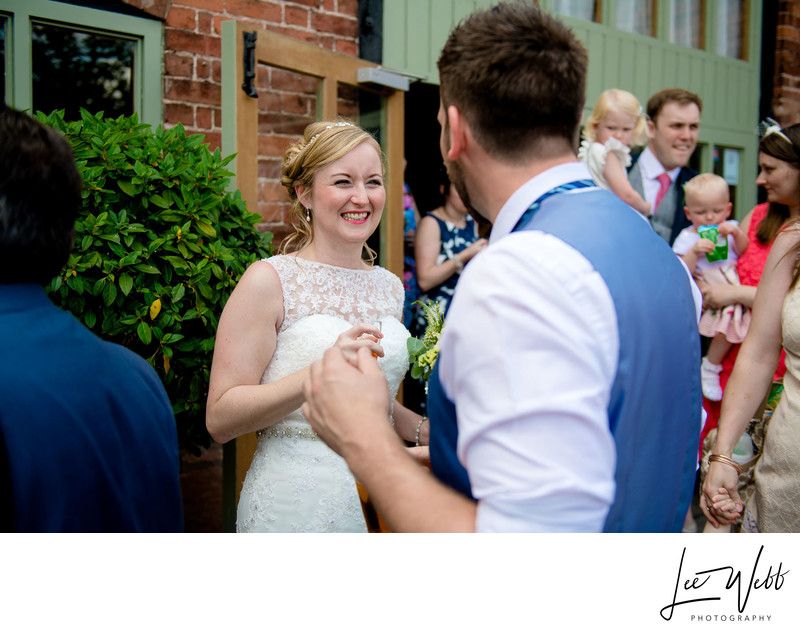 Reception at Curradine Barns Wedding Venue Worcester