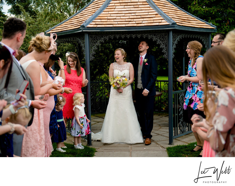 Curradine Barns Wedding Venue Outside Ceremony