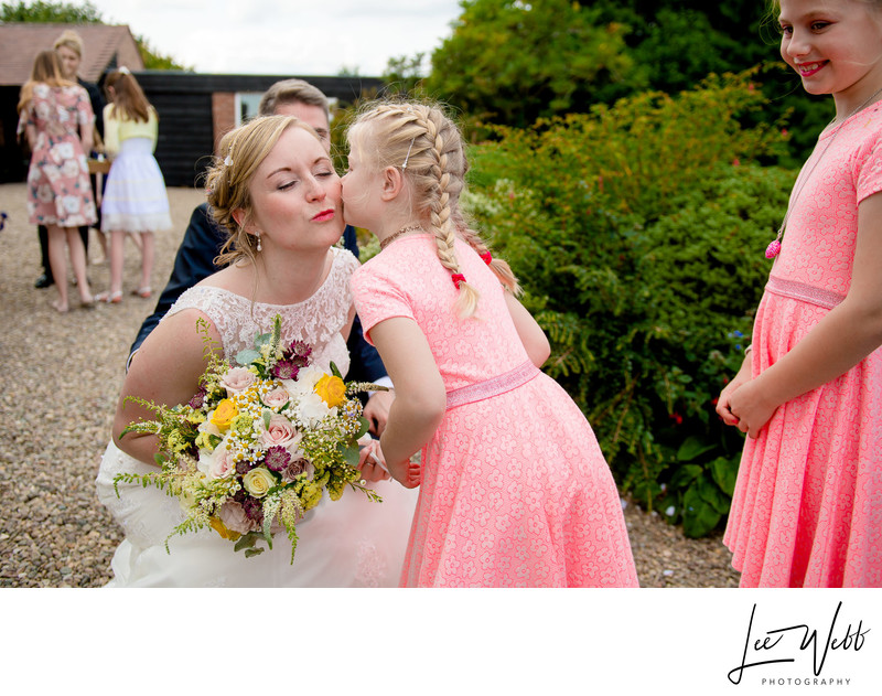 Worcestershire Wedding Curradine Barns Flower Girl