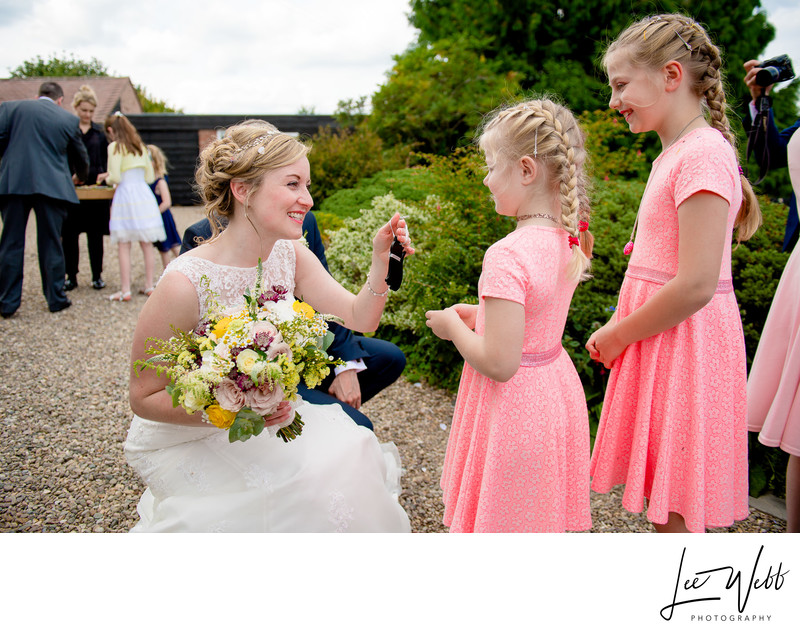 Flower Girls Curradine Barns Wedding Venue